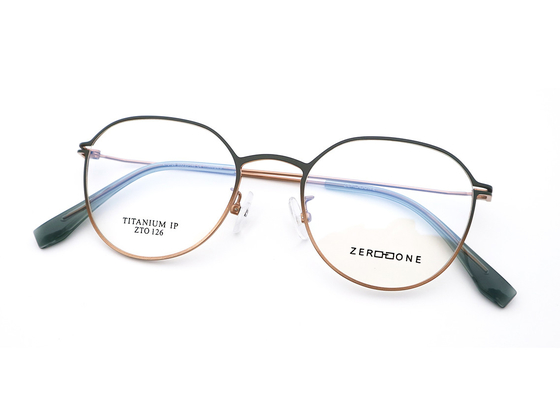 Goede prijs Full Frame Beta Titanium Brillen Meerdere kleuren Fashion ZTO 126 online