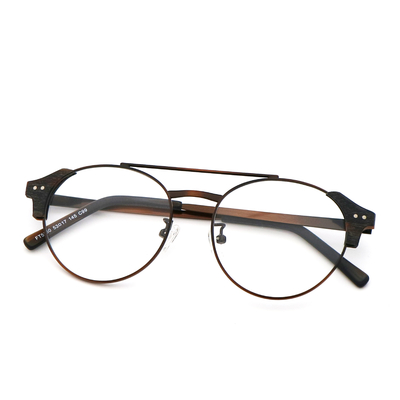 Good price High End Manual Imitation Wood Acetate Optical Frame Eyeglasses online