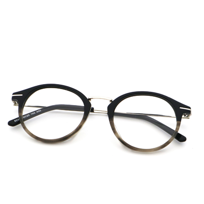 Good price Acetate Glasses Frame Vintage Handmade Polygon Eyeglasses MR 6038 online