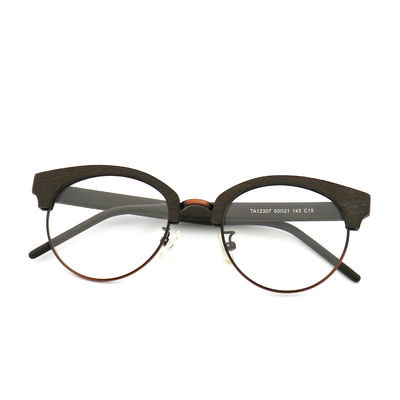 qualità Diversi colori Occhiali ottici a grano di legno Acetato Marco MR 12307 fabbrica