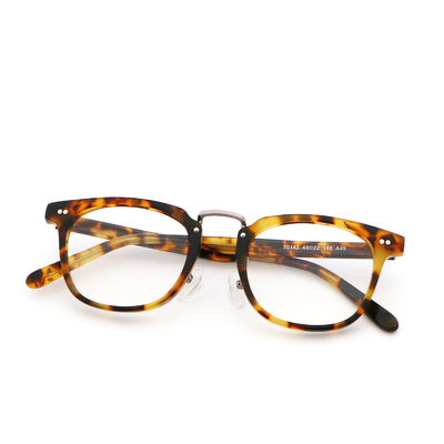 Good price Full-rim Frame Enduro Wood Grain Acetate Optical Glasses Frame For Men And Women online