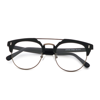 Good price Factory Manual Vintage Wood Grain Acetate Glasses Frame MR 096 online