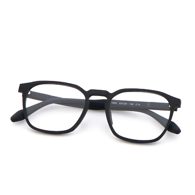 Good price Polygons Wood Grain Frame Eye Glasses Acetate Glasses Frame Unisex online