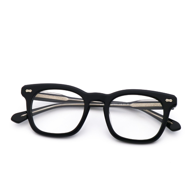 Good price Square Acetate Rectangular Glasses Classic Retro Artisanal Personality Thick online