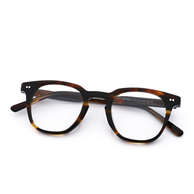 Kalite Yaygın Retro El Yapımı Asetat Optik Gözlük Çerçeve MR 98619 Fabrika