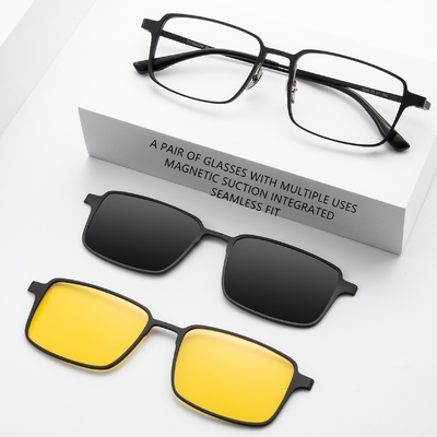 Good price Driving Polarized Night Vision Magnetic Clip On Glasses ZTO 9909 online