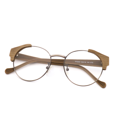 Good price Artisanal Wood Copy Acetate Glasses Frame Retro Square Eyeglasses online