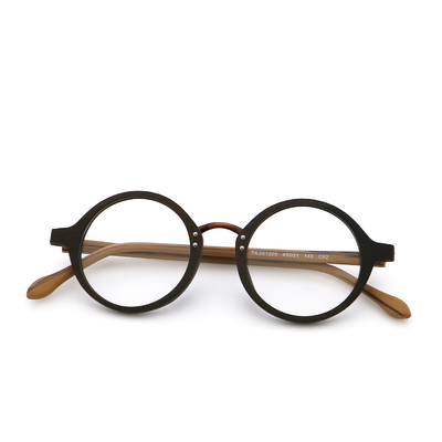 Good price Vintage Handmade Wood Grain Acetate Glasses Optical Frames MR 251205 online