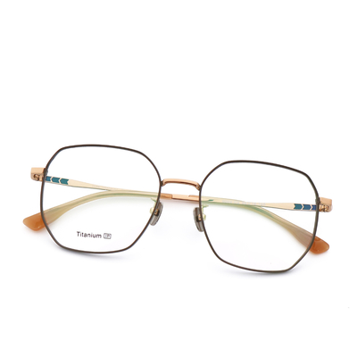 Good price Unisex Designer Pure Ladies Titanium Glasses Frames Plastic 6004 online