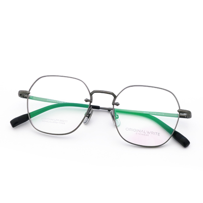 Good price Thin Safety Glasses Lightweight Comfortable Pure Titanium Optical Frame online