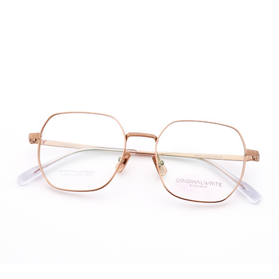 Good price Fashion Designer IP Plating Pure Titanium Optical Frames 88203 online