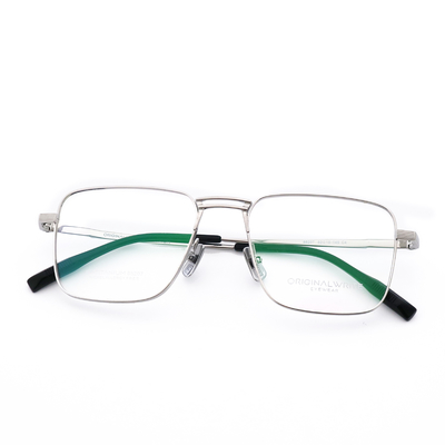 Good price Ultra-Light Titanium Eyeglasses Polygonal Shape Optical Frame online