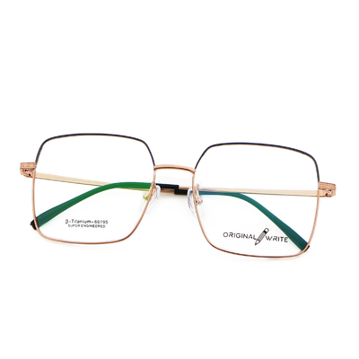 Good price Spectacle Designer Square Ultralight B Titanium Glasses Frame 66195 online