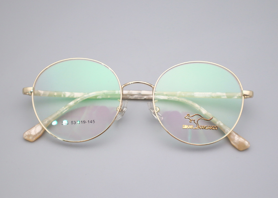 Good price Blue Lightweight Metal Frame Glasses Frames Stylish Minimalist Design 340 online