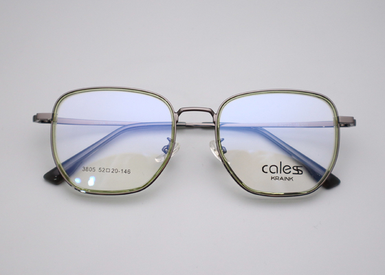 Good price Brown Blue Light TR Black Metal Glass FrameGlasses Stylish Design Unisex online