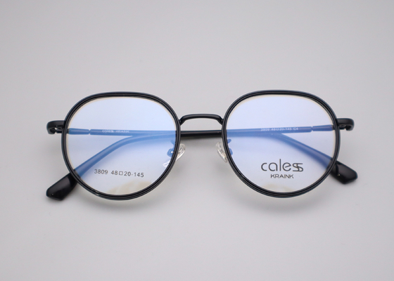 Good price Gold Metal Eyeglass Frames Men'S Sleek Metal Framework Glasses Lightweight For All Day online
