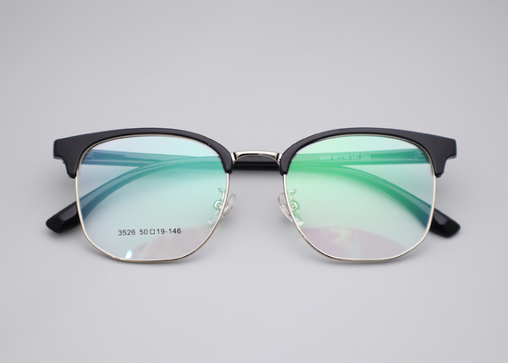 Good price Sophisticated Business Style Browline Glasses Full-rim Frame Metal Optical Chassis 3526 online