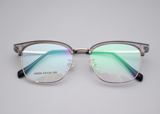 Good price Metal Browline Glasses Business Style TR+Metal Support System online
