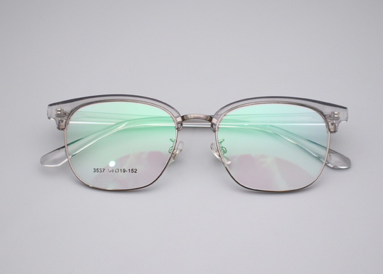 Buen precio TR Translúcido y de metal de lentes de color marrón marco Logotipo personalizado 3537 en línea