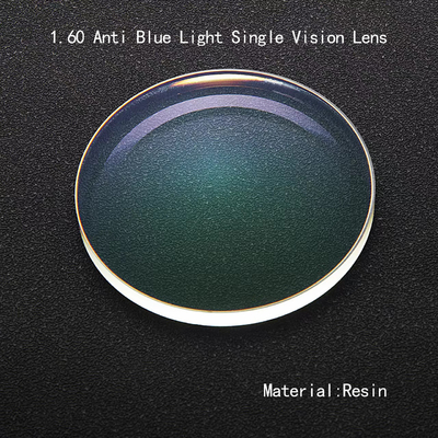 Good price 1.60 Anti Blue Light AR Coating Ophthalmic Lenses Finished Single Vision Lenses Glasses online