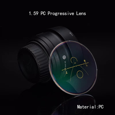 Good price Thin Impact Resistant 1.59 PC Lenses AR Coating Comfort Progressive Lenses Digital online
