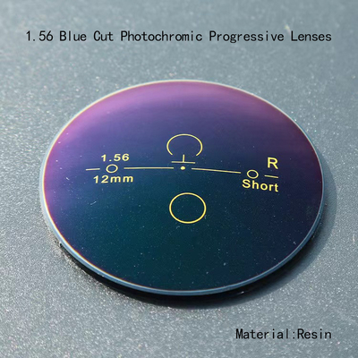 Good price Block Blue Ray 1.56 Photochromic Lenses Blue Cut Progressive Lenses online