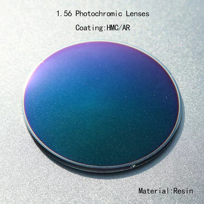 Good price 1.56 Photochromic HMC AR Coating Blue Block Photochromic Lens For Block EMI Lenses online