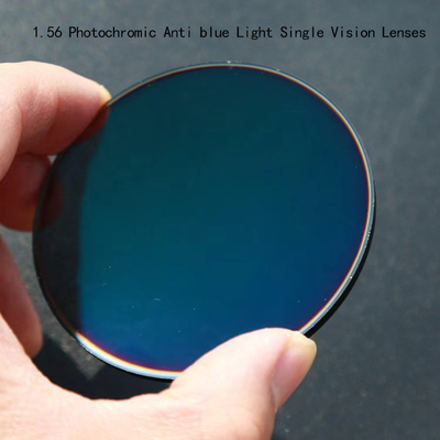 Good price 1.56 Photochromic Anti Blue Light AR Coating Single Vision Lenses online