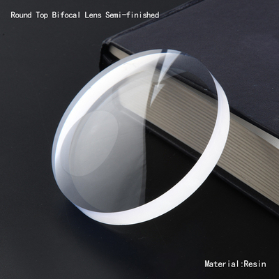 Good price Round Top Bifocal Lens Semi-finished UC/HC/HMC Lens White Lenses online