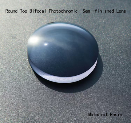 Good price Round Top Bifocal Lens Semi-finished UC/HC/HMC Photochromic Lens online