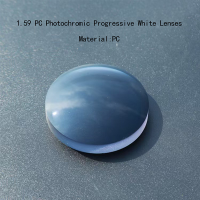 Good price 1.59 PC HC/HMC Photochromic Progressive Semi-finished White Lenses online