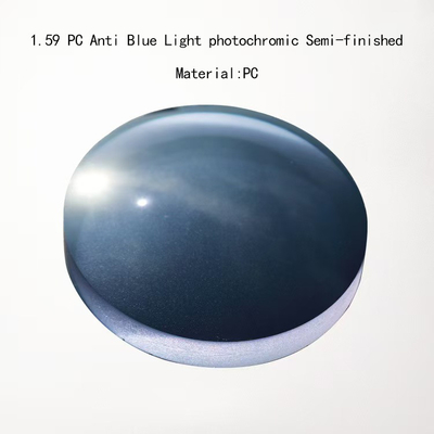 Good price 1.59 PC Single Vision Anti Blue Light Photochromic Semi-finished online