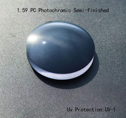 Good price 1.59 PC Lenses Single Vision Semi-finished HC/HMC Photochromic online