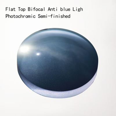 Good price Flat Top Bifocal Lens Semi-finished Photochromic For Block Blue Ray online