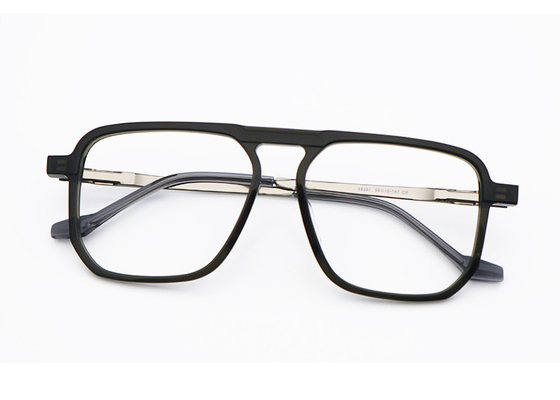 Good price Adjustable Temple Lightweight Design Pure Titanium Acetate Eyeglasses 88297 online