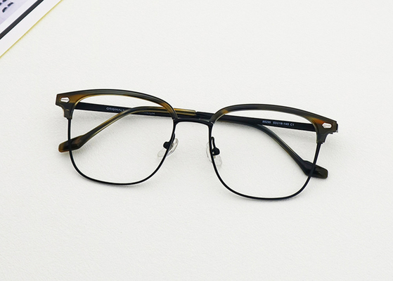 Good price Pure Titanium Eyeglass Frames Full Rim Glasses Adjustable Temple online