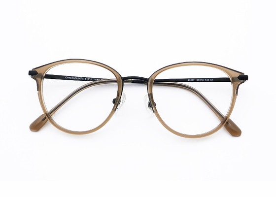 Good price Womens Titanium Safety Glasses Pure Titanium Acetate Eyeglasses online
