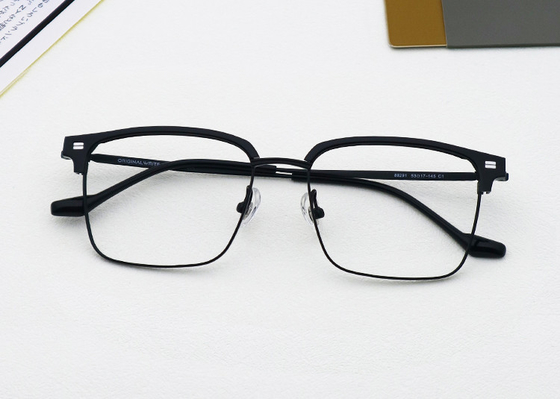 Good price Rectangle Frame Model 88291 Pure Titanium Acetate Glasses Unisex online