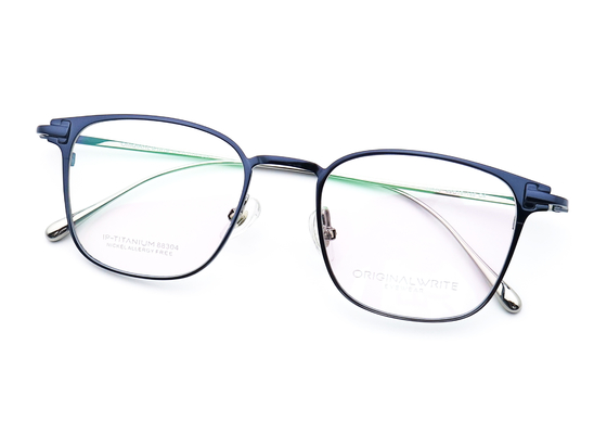 Good price 12G Rectangular Pure Titanium Glasses Personalized Design 88304 online