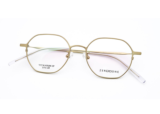 Good price Multi-color Fashion Titanium Frame Glasses With Full Frame ZTO 118 online
