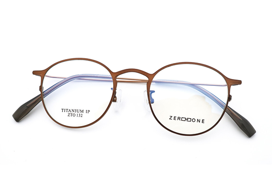 Good price Adjustable Temple ZTO 132 Beta Titanium Glasses Light Casual Style online